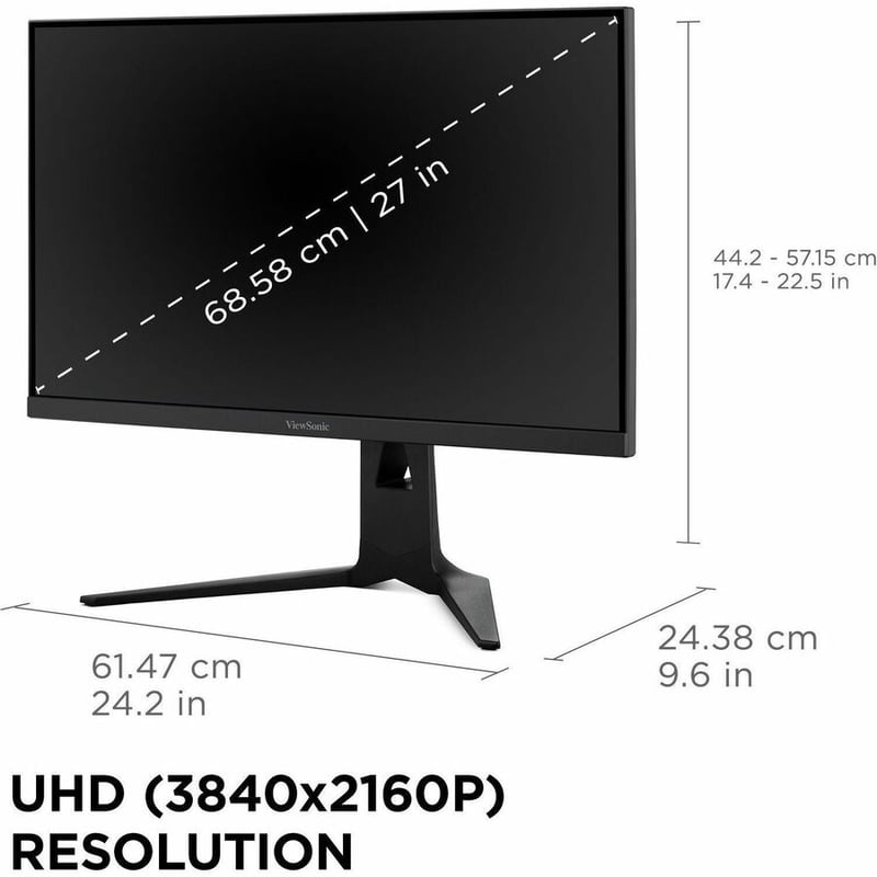 27IN SWITCHABLE REFRESH RATE GAMING MONITOR WITH 320HZ - Thumbnail 3