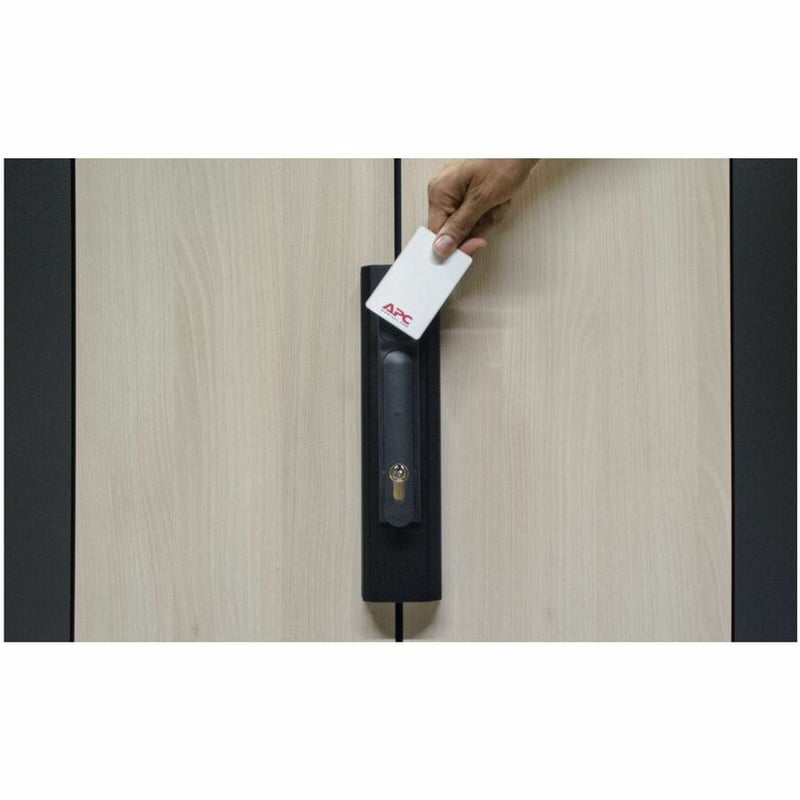APC NetShelter CX, High security handle adaptor Kit, for door mounting, Black, 300H x 69W x 35D mm - Thumbnail 4