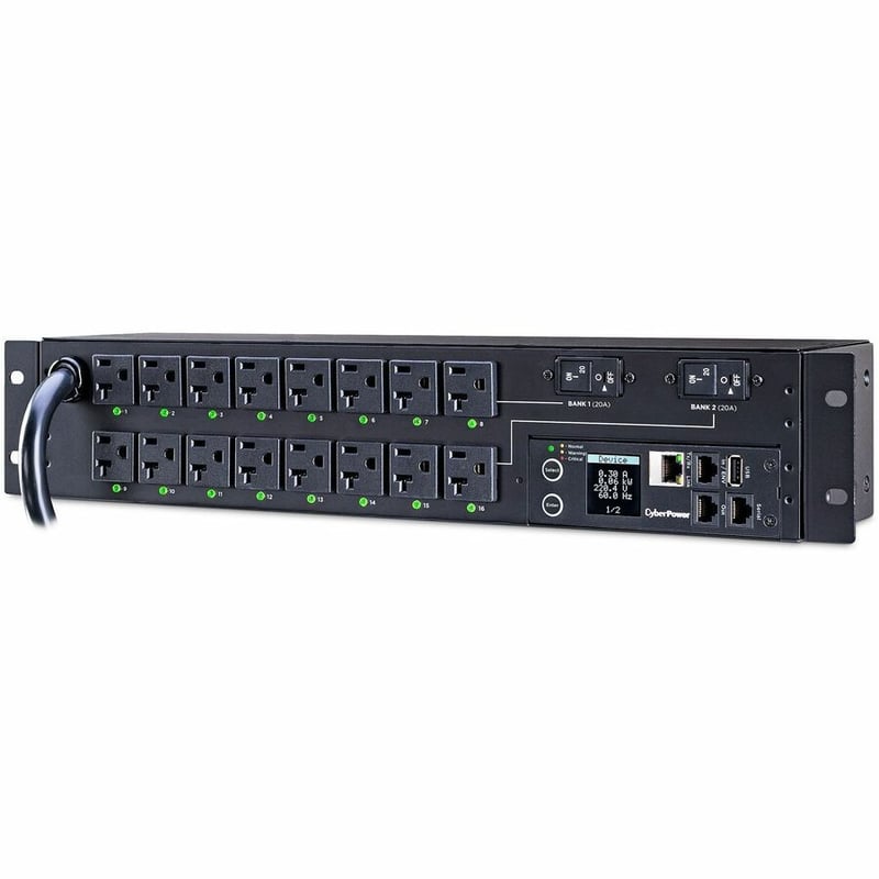 CyberPower PDU41003 Single Phase 100 - 120 VAC 30A Switched PDU - Thumbnail 2
