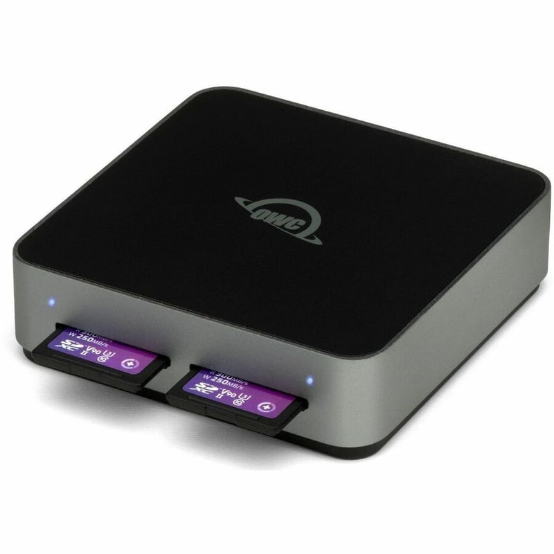 OWC ATLAS DUAL SD CARD READER WITH USB-C (10GB/S) - SDXC UHS-II - WORK WITH TWO - Thumbnail 2