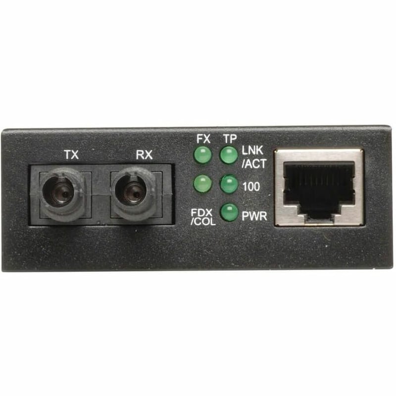 Tripp Lite by Eaton Multimode Fiber to Ethernet Media Converter 10/100BaseT to 100BaseFX-ST 2km 1310nm - Thumbnail 2