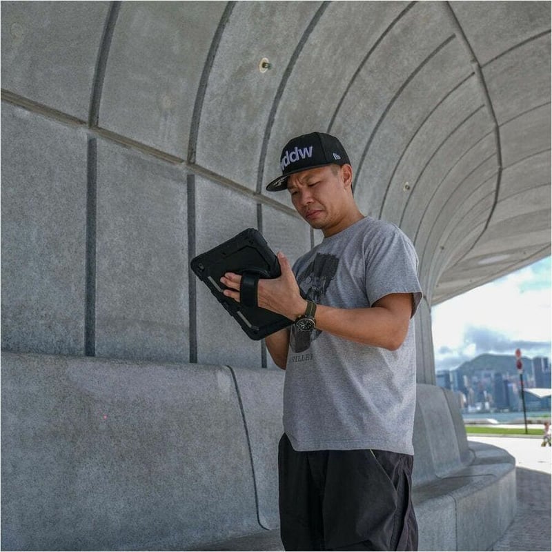 ARMOR-X Rugged Carrying Case Samsung Galaxy Tab S6 Lite, Galaxy Tab S6 Lite (2022 Edition) Tablet - Thumbnail 2