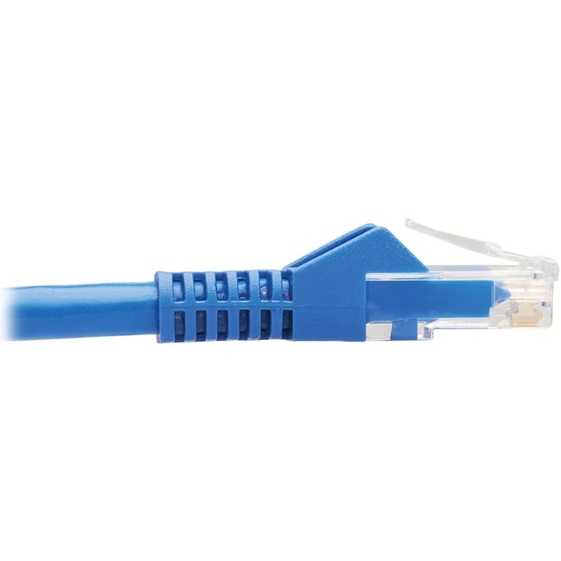 Eaton Tripp Lite Series M12 X-Code Cat6 1G UTP CMR-LP Ethernet Cable (Right-Angle M12 M/RJ45 M), IP68, PoE, Blue, 2 m (6.6 ft.) - Thumbnail 4