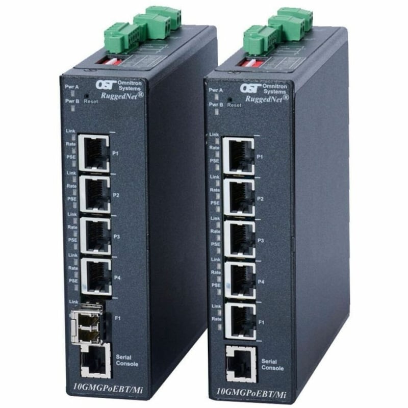 MULTI-GIGABIT POE 100W SWITCH M ANAGED 5 PORT SFP LINK 2XDC -40-75C