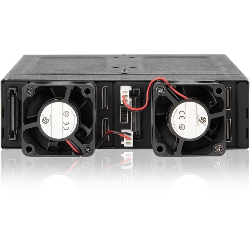 Icy Dock ToughArmor MB720MK-B V2 Drive Enclosure for 5.25" M.2, PCI Express NVMe 4.0 x4 - SFF-8612 OCuLink Host Interface Internal - Black - Thumbnail 3
