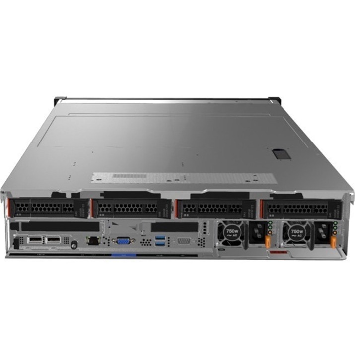 Lenovo ThinkSystem SR655 7Z01A057NA 2U Rack Server - 1 EPYC 7252 3.10 GHz - 16 GB RAM - Serial ATA Controller - Thumbnail 5
