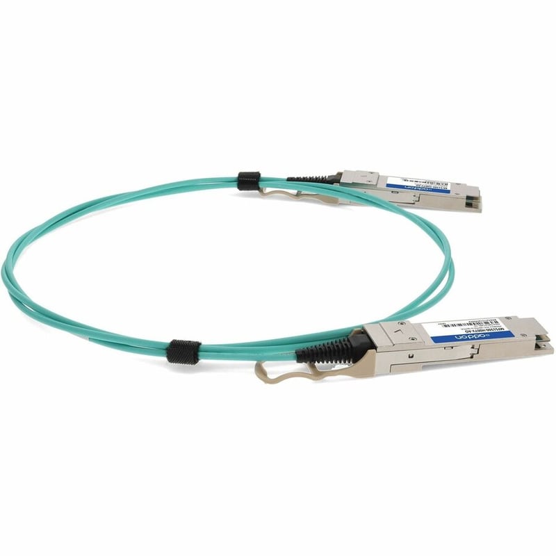 AddOn Mellanox® MFS1S00-H007V Compatible TAA 200GBase-AOC QSFP56 Infiniband® HDR Active Optical Cable (850nm, MMF, 7m) - Thumbnail 5