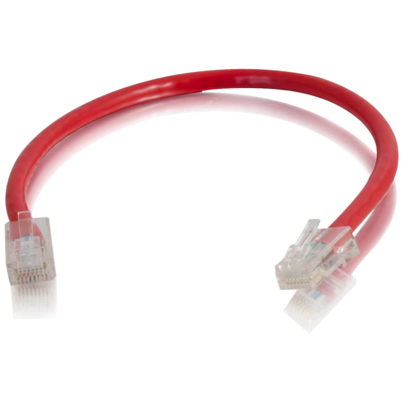 6IN CAT6 NONBOOTED UTP CABLE-RED - Thumbnail 2