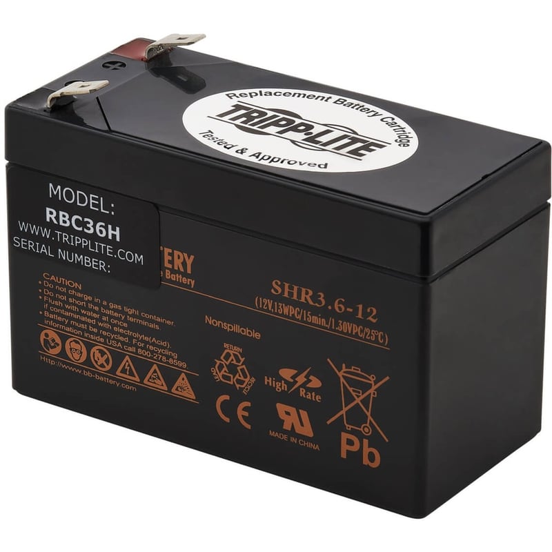 Tripp Lite by Eaton UPS Replacement Battery Cartridge for Select AVR550U/AVRX550U UPS Systems 12V - Thumbnail 1