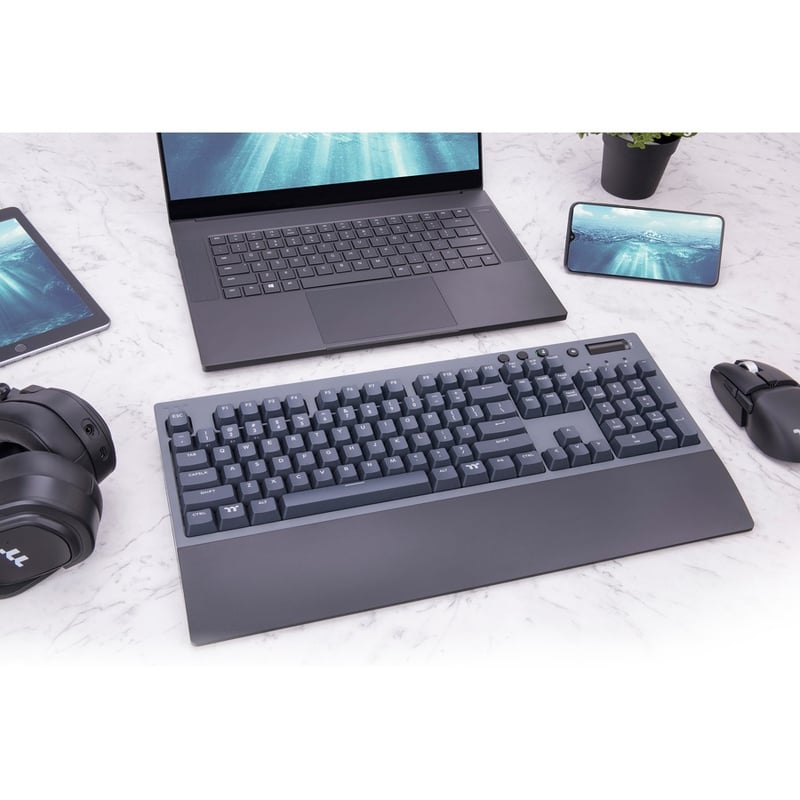 Thermaltake W1 WIRELESS Gaming Keyboard Cherry MX Red - Thumbnail 5