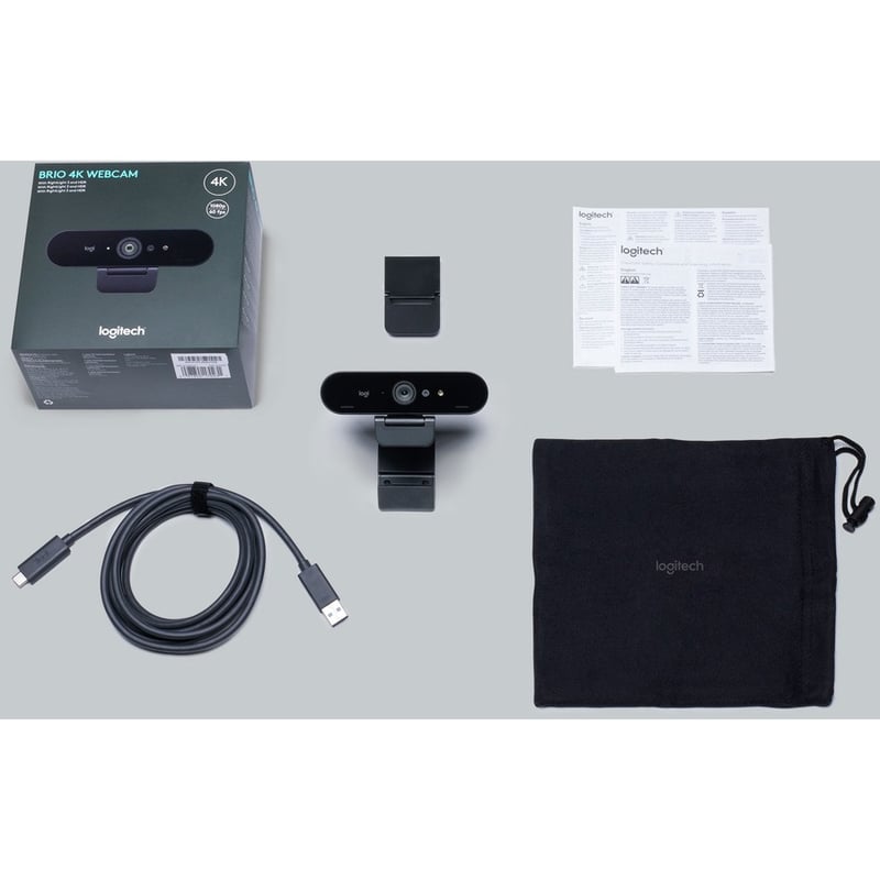 Logitech Brio Webcam 90 fps- USB Type A - Thumbnail 2