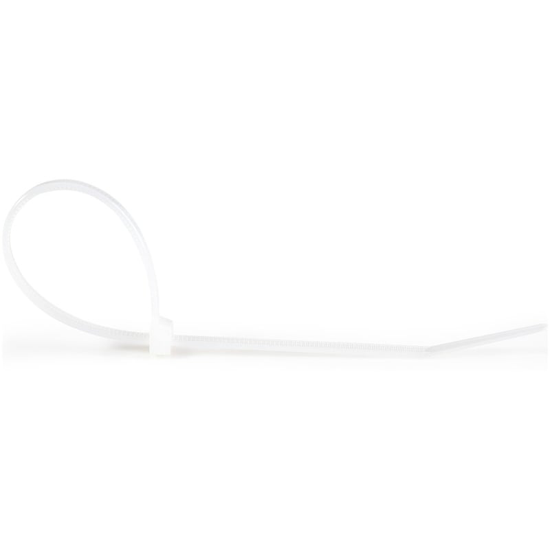 StarTech.com 8"(20cm) Cable Ties, 2-1/8"(55mm) Dia, 50lb(22kg) Tensile Strength, Nylon Self Locking Zip Ties, UL Listed, 1000 Pack, White - Thumbnail 3