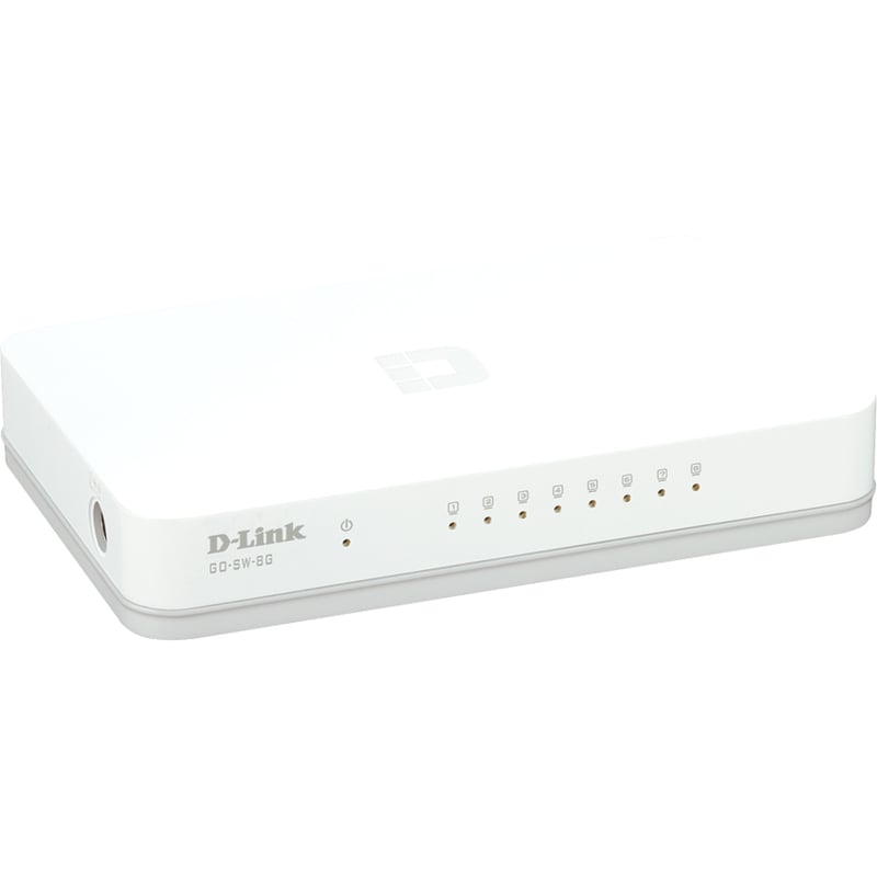 D-Link GO-SW-8G 8-Port Gigabit Unmanaged Desktop Switch - Thumbnail 4