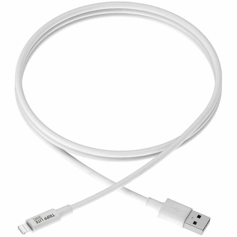 6FT LIGHTNING CHARGING CABLE USB SYNC IPAD/IPHONE/IPOD WHITE - Thumbnail 2