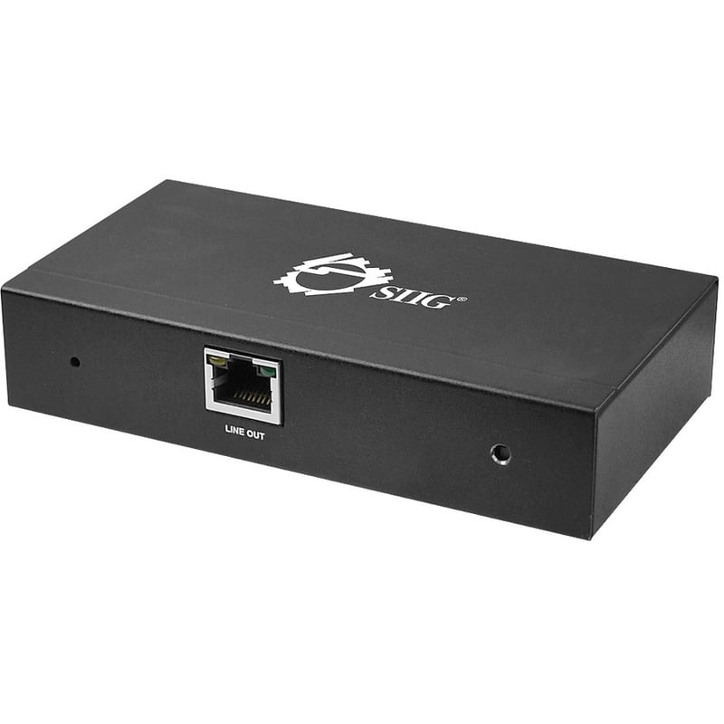 SIIG VGA & Audio Long Range CAT5 Extender with Auto-Tuned & Auto-Deskew - Thumbnail 1