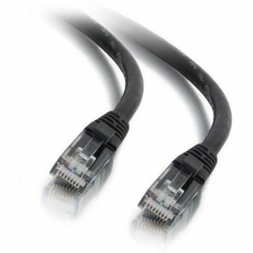 Quiktron Q-Series Patch Cords, CAT6, booted, Black, 25 FT