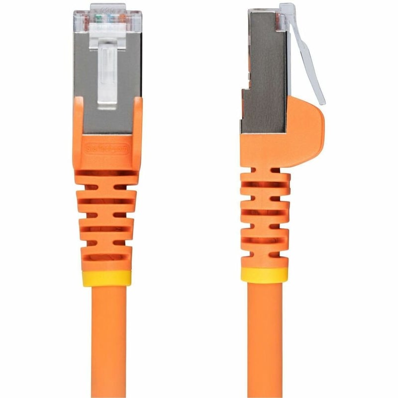 CAT6A ETHERNET CABLE - ORANGE 10GBE S/FTP LSZH 100W POE - Thumbnail 2