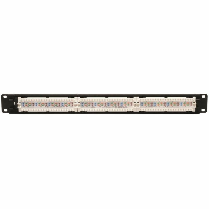 Tripp Lite by Eaton 24-Port Cat6 Cat5 Patch Panel Rackmount 110 Punch Down RJ45 Ethernet 1URM - Thumbnail 2