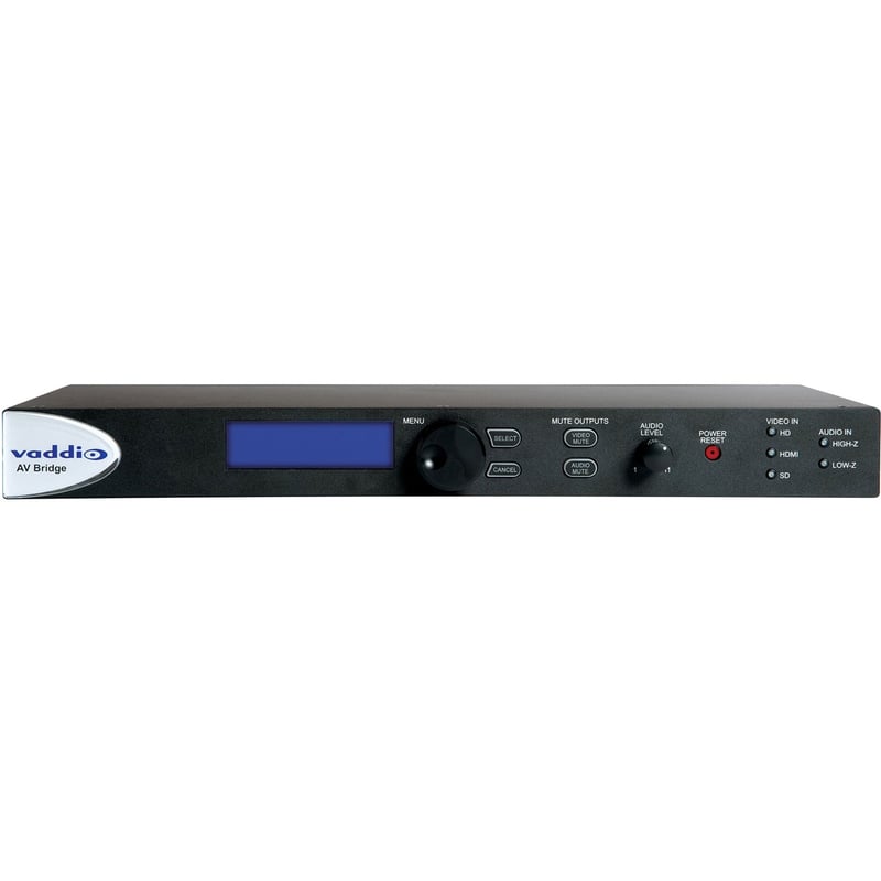 Vaddio AV Bridge - Streaming Video and Audio - Black - Thumbnail 1