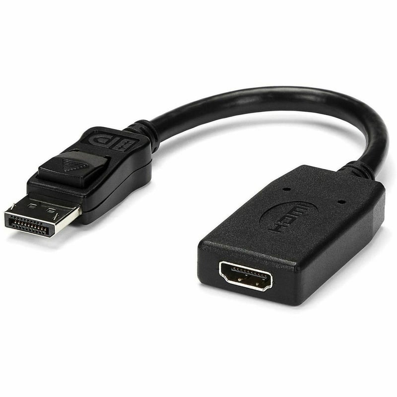 StarTech.com DisplayPort to HDMI Adapter, 1080p DP to HDMI Adapter/Video Converter, VESA Certified, DP to HDMI Monitor/Display, Passive - Thumbnail 1