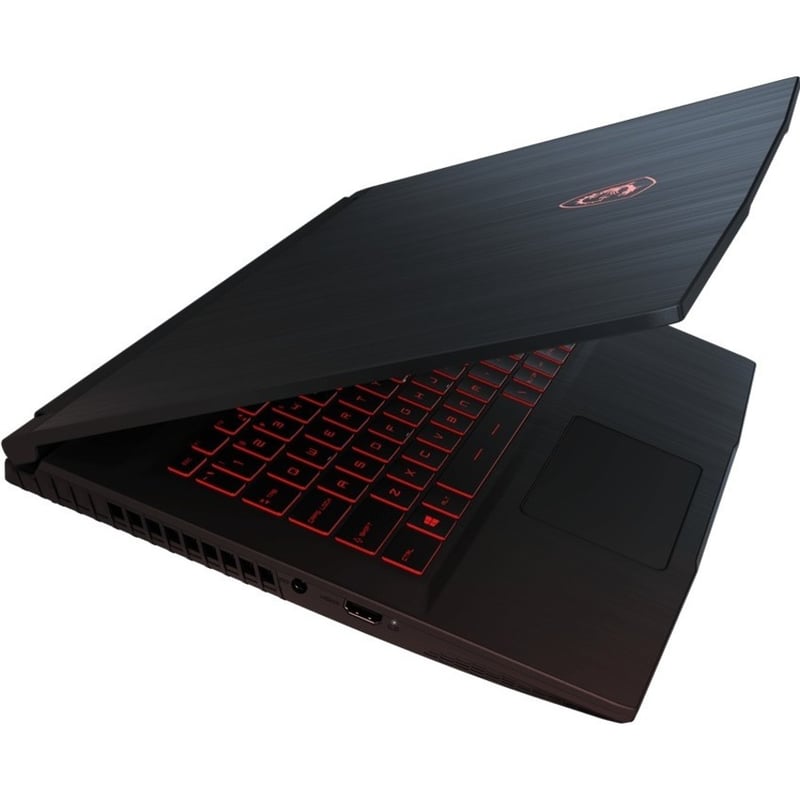MSI GF65 THIN GF65 Thin 10UE-091 15.6" Gaming Notebook - Full HD - 1920 x 1080 - Intel Core i7 10th Gen i7-10750H 2.60 GHz - 8 GB Total RAM - 512 GB SSD - Core Black - Thumbnail 5