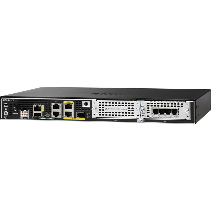 Cisco ONE ISR 4321 (2GE,2NIM,4G FLASH,4G DRAM,IPB) - Thumbnail 4