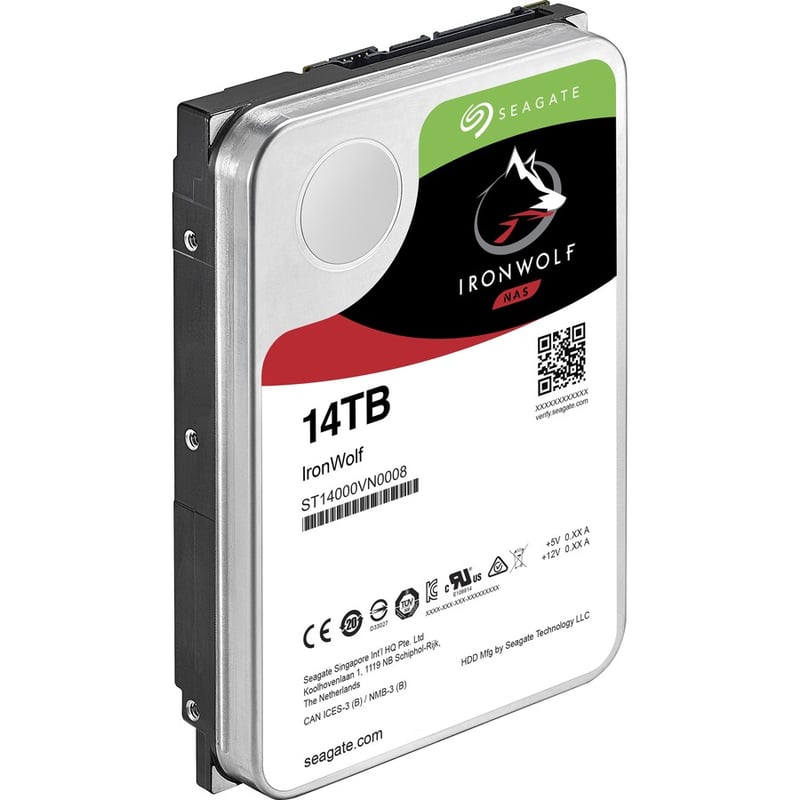 SEAGATE IRONWOLF 14 TB HDD 3.5 INTERNAL SATA CONVENTIONAL - Thumbnail 4