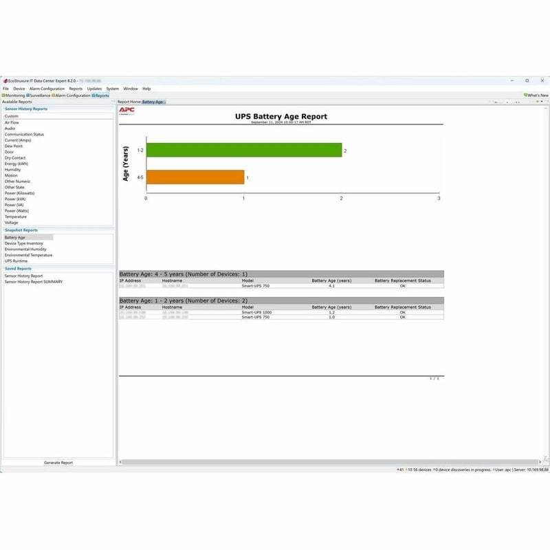 Appliance, EcoStruxure IT Data Center Expert, basic, up to 525 devices, up to 15 surveillance cameras, remote monitoring, management - Thumbnail 5