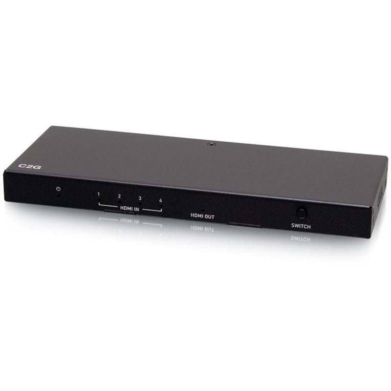C2G 4-Port HDMI Switch - 4K HDMI Video Switch Box - Thumbnail 5