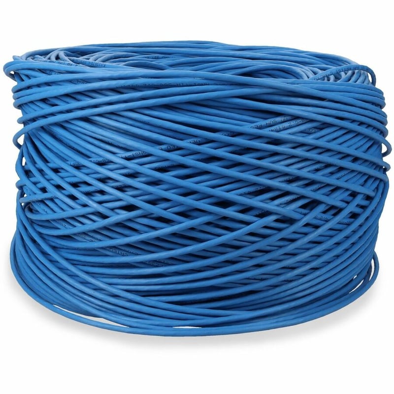 AddOn 1000ft Non-Terminated Blue CAT 5E PVC Bulk Cable - Thumbnail 3
