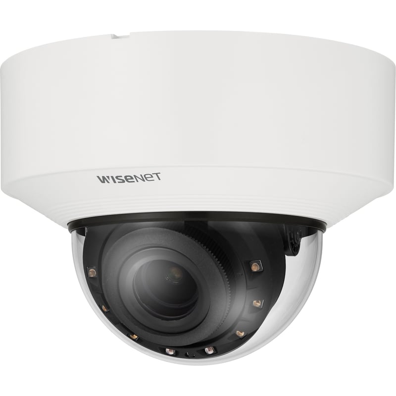 Wisenet XNV-8083R 6 Megapixel Outdoor Network Camera - Color - Dome - White - TAA Compliant - Thumbnail 1