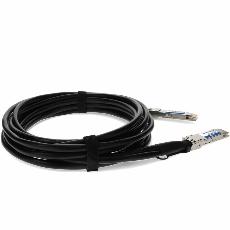 AddOn MSA and TAA Compliant 200GBase-CU QSFP-DD to QSFP-DD Direct Attach Cable (Passive Twinax, 1m) - Thumbnail 5