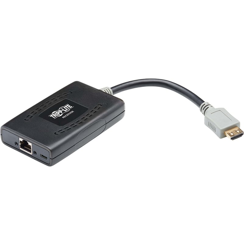 Tripp Lite by Eaton HDMI over Cat6 Passive Remote Receiver with Power over Cable and Multi-Resolution Support - 4K @ 60 Hz, 4:4:4, HDR, 50 ft., TAA - Thumbnail 1