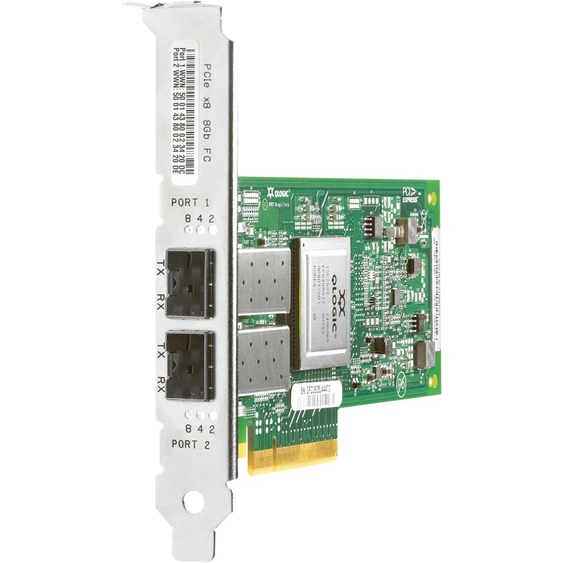 HPE Sourcing 82Q 8Gb 2-port PCIe Fibre Channel Host Bus Adapter