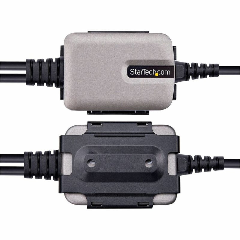 StarTech.com 2ft/60cm 2-Port USB to Serial Adapter Cable, COM Retention, FTDI, DB9 RS232, Changeable DB9 Screws/Nuts, Windows/macOS/Linux - Thumbnail 2