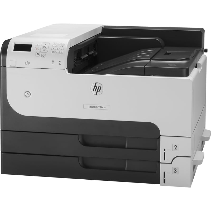 HP LaserJet 700 M712DN Desktop Laser Printer - Monochrome - Thumbnail 2