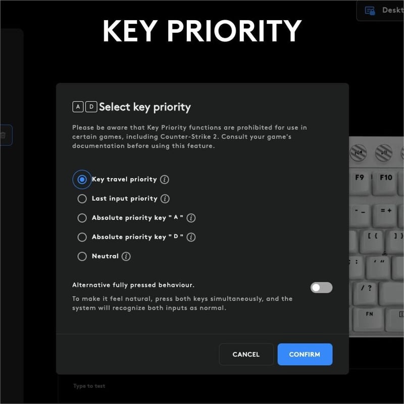 PRO X TKL RAPID GAMING KEYBOARD BLACK LINEAR
