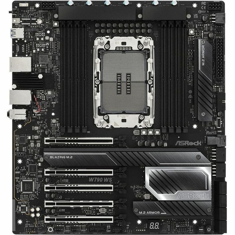 ASROCK W790 WS R2.0 INTEL (LGA 4677) CEB WORKSTATION EXTENDED ATX MOTHERBOARD - Thumbnail 3