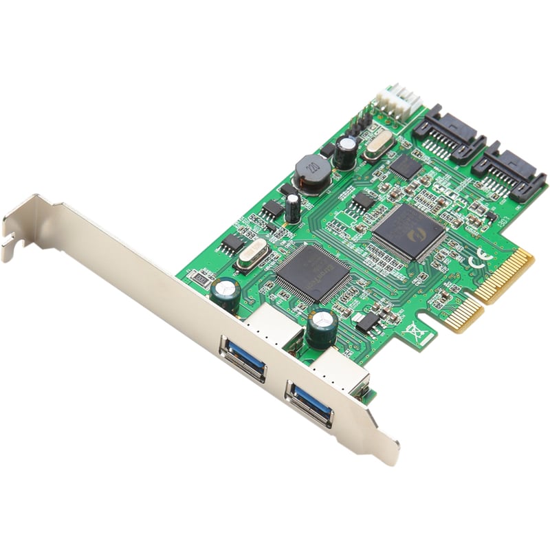 SYBA Multimedia PCI-e 2.0 to USB 3.0 and SATA 6Gbps Combo Card - Thumbnail 1