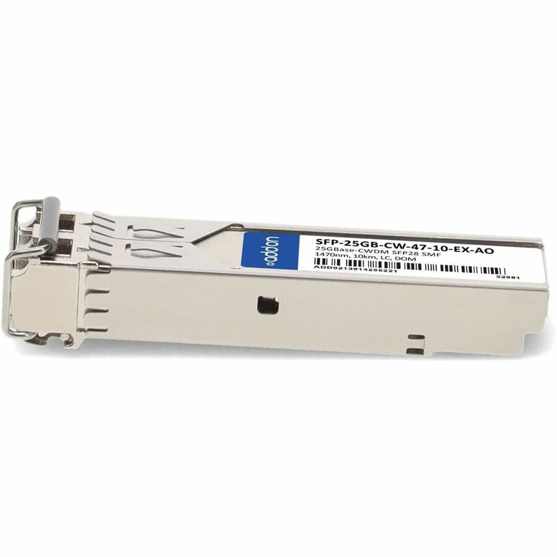 AddOn Extreme Networks&reg; Compatible TAA 25GBase-CWDM SFP28 Transceiver (SMF, 1470nm, 10km, LC, DOM) - Thumbnail 2