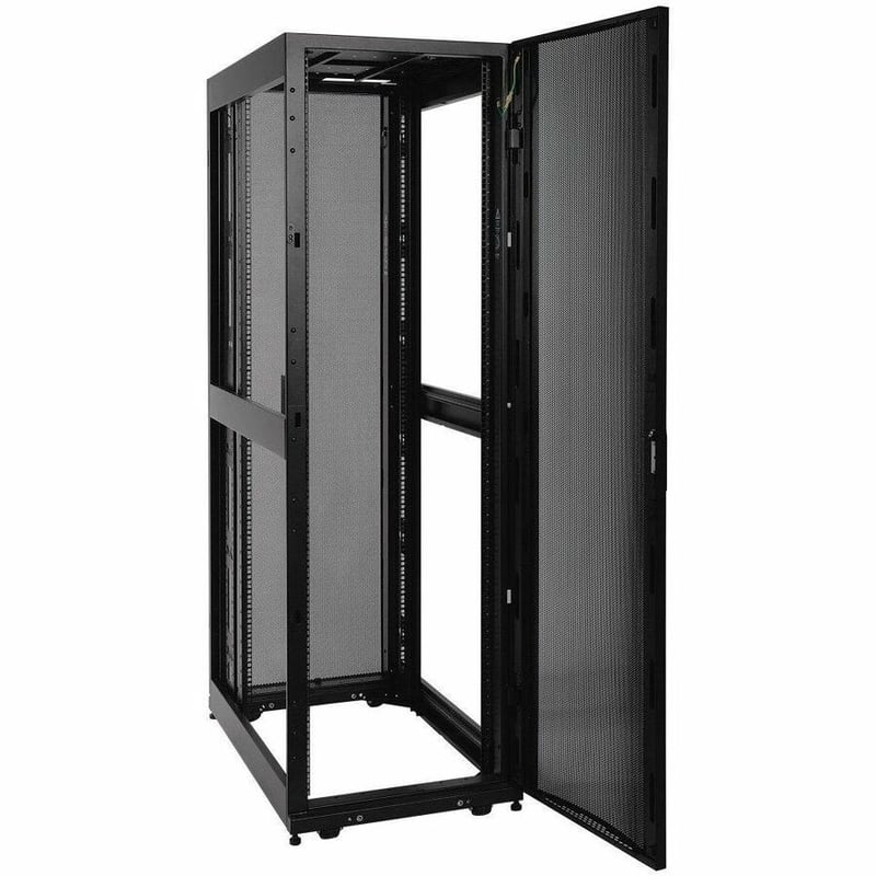 Tripp Lite by Eaton 42U SmartRack Mid-Depth Rack Enclosure Cabinet with doors & side panels - Thumbnail 2