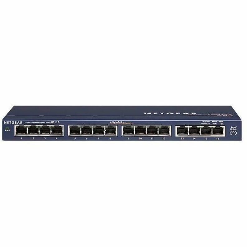 Netgear ProSafe GS116 16-port Gigabit Ethernet Switch - Thumbnail 2