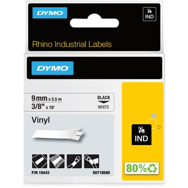 Dymo Rhino Industrial Vinyl Labels - Thumbnail 1