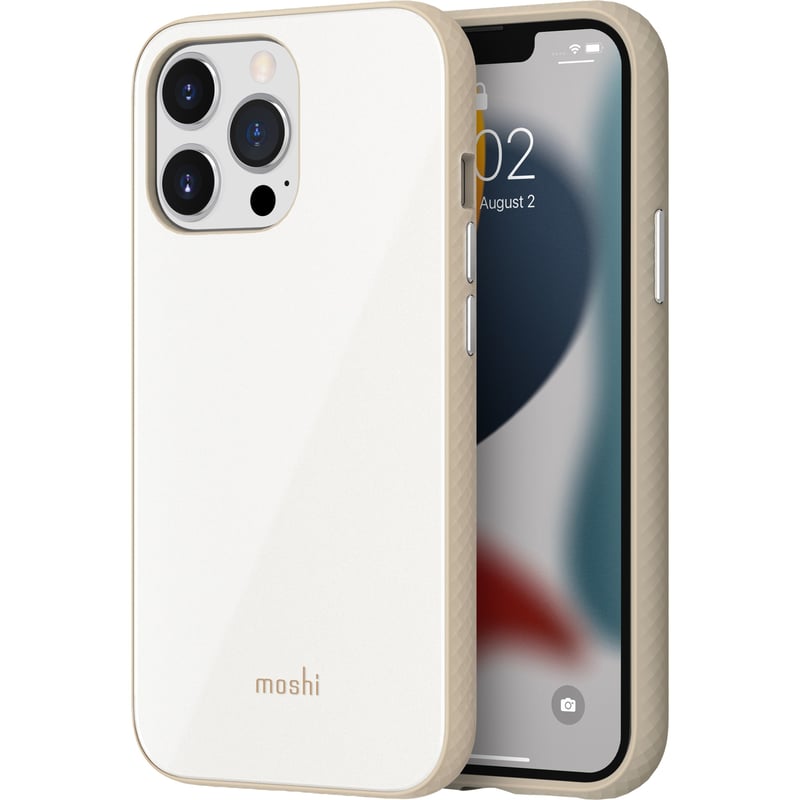 Moshi iGlaze iPhone 13 Pro - Pearl White - Thumbnail 1