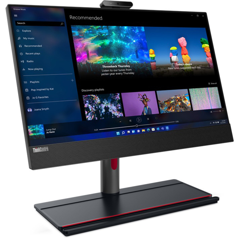 Lenovo ThinkCentre M90a Gen 3 Pro 11VA004VUS All-in-One Computer - Intel Core i5 12th Gen i5-12500 - vPro Technology - 16 GB - 512 GB SSD - 23.8" WQHD - Desktop - Black - Thumbnail 4