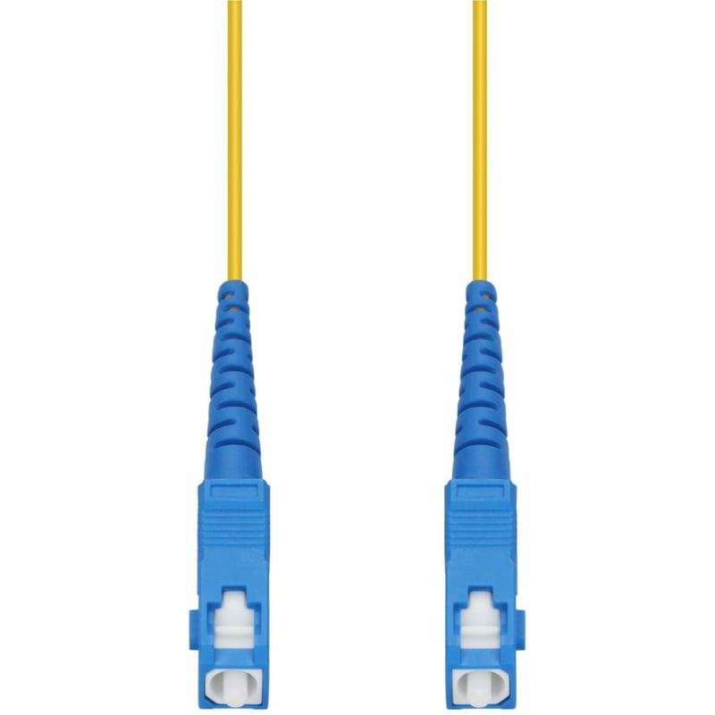 AddOn 85m SC to SC Yellow OS2 Simplex LSZH SMF Fiber Patch Cable - Thumbnail 1