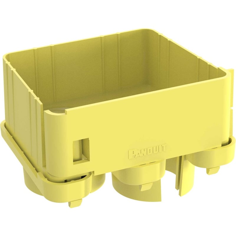 Panduit FiberRunner® 2-Port Spillout, 4x4, Yellow - Thumbnail 4