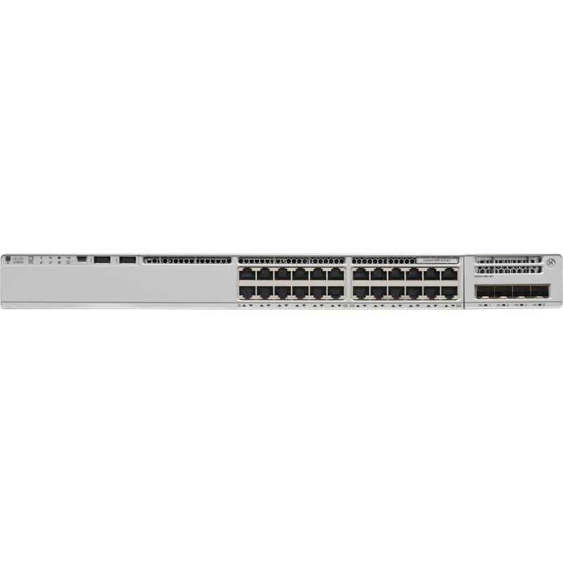 Cisco Catalyst 9200 24-port PoE+ Switch. Network Essentials - Thumbnail 1