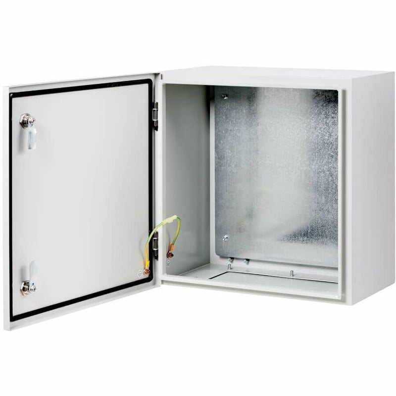 Tripp Lite by Eaton SmartRack Outdoor Industrial Enclosure with Lock - NEMA 4, Surface Mount, Metal Construction, 18 x 18 x 6 in., Gray - Thumbnail 2