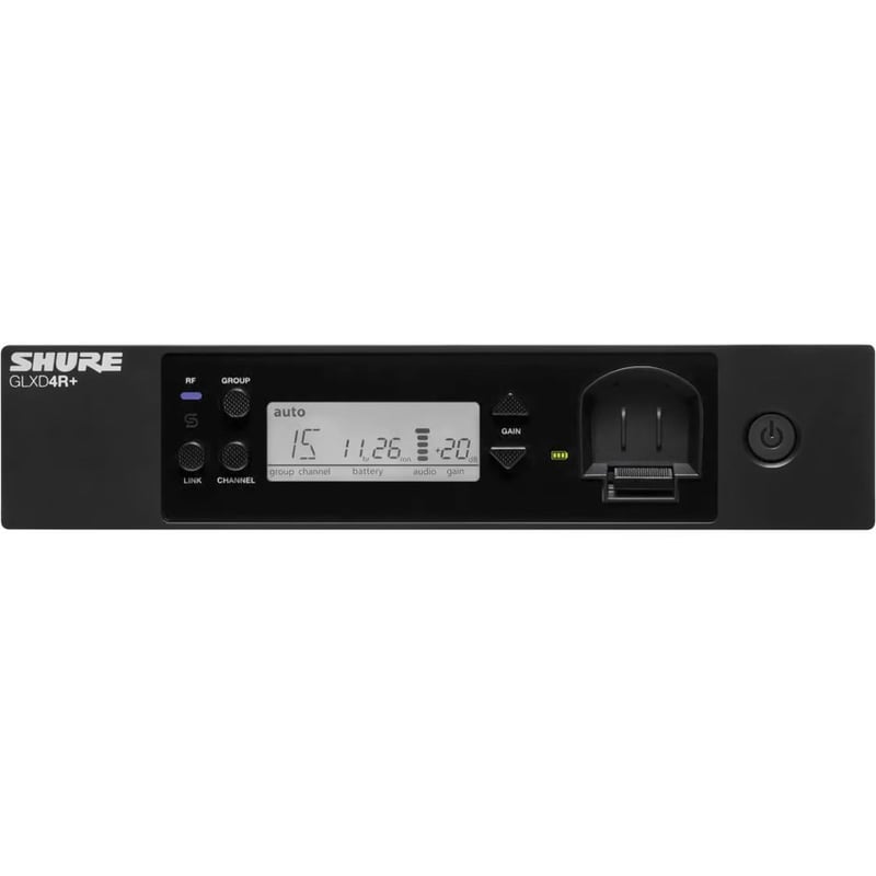 Shure GLXD24R+/B58 Digital Wireless Rack System with BETA 58A Vocal Microphone - Thumbnail 3